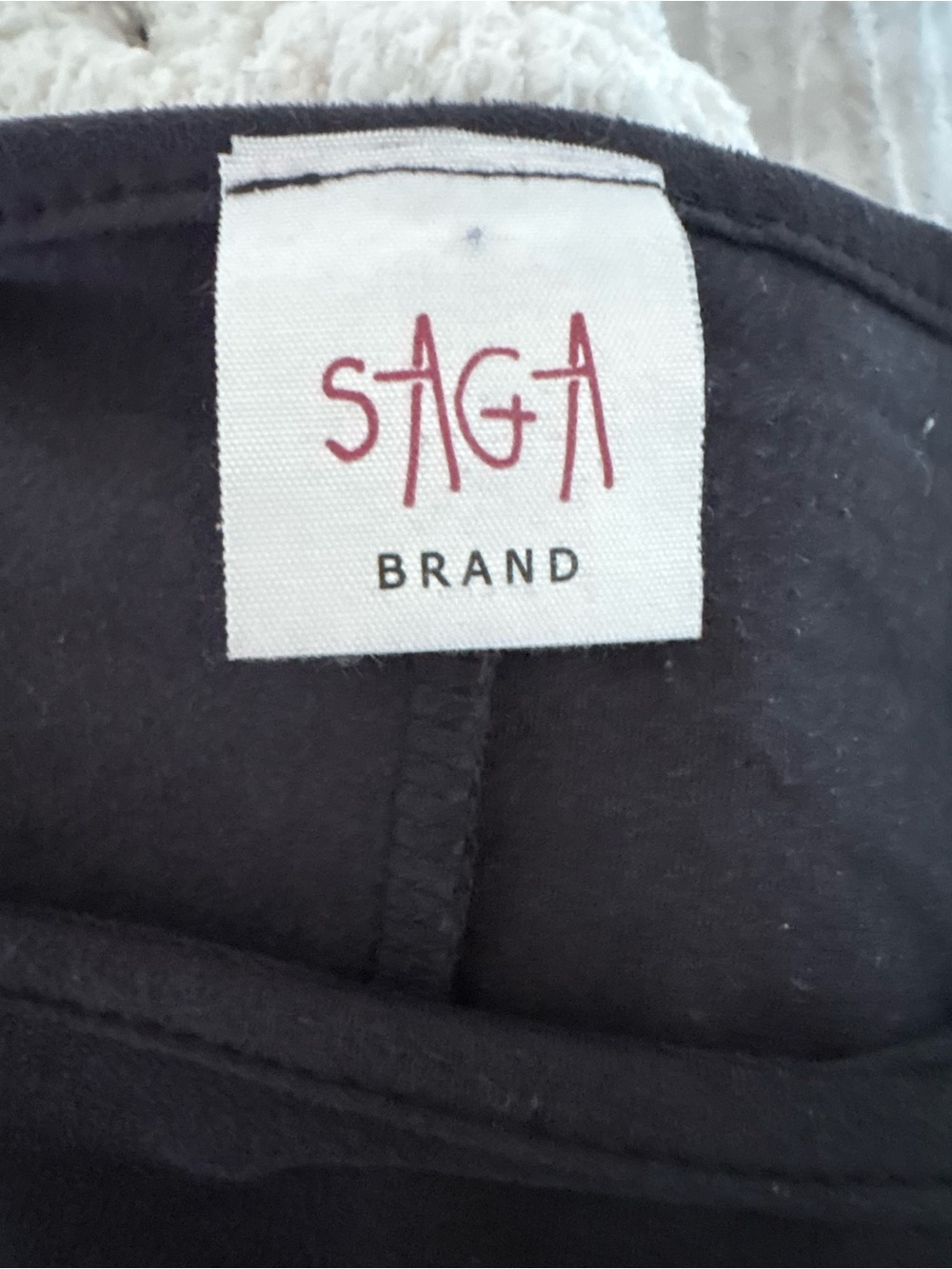 Saga Black Women's 3/4 Sleeve Dress Embellished Sleeves - Picture 4 of 5